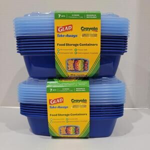 2pk Limited Edition Crayola Retired Colors Glad Food Storage Containers